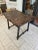 English 19th C British Colonial Anglo Indian Inlaid Trestle Table For Sale - Image 3 of 12