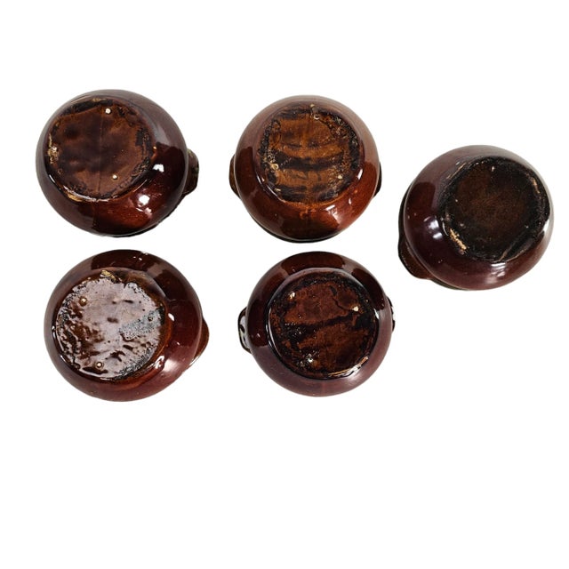 Red Wing Pottery Covered Casseroles W/ Handles Set of 5 For Sale In San Francisco - Image 6 of 6