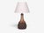 Mid-Century Modern Danish Modern, Sculptural Table Lamp, Brown Glazed Stoneware, Denmark, 1960s For Sale - Image 3 of 11