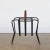 Jacques Adnet 1940s Iron and Leather Magazine Rack in the Style of Jacques Adnet For Sale - Image 4 of 11