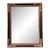 Vintage Ornate Gold and Black Frame Mirror For Sale