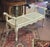 French Country Vintage Cane Seat Window Bench For Sale - Image 3 of 10