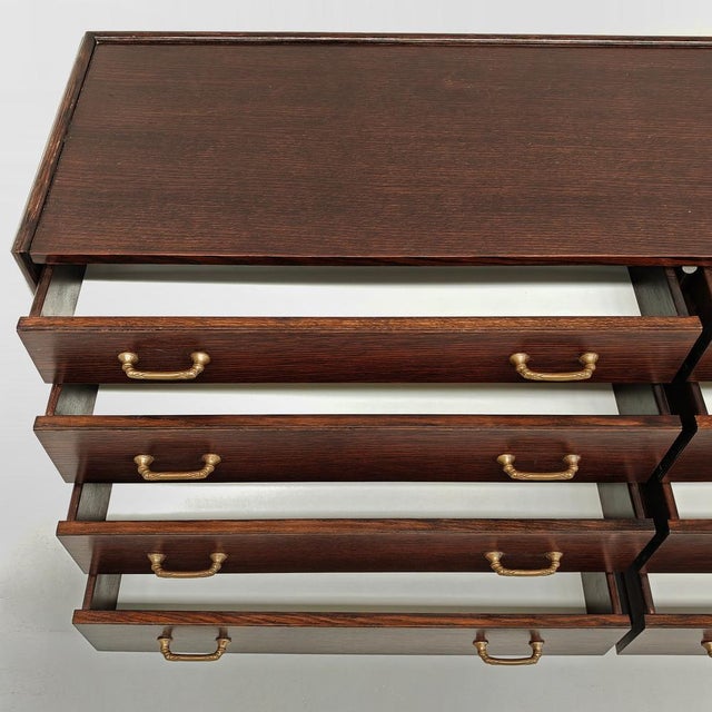 Vintage Chest of Drawers in Exotic Wood and Bamboo, 1970s For Sale - Image 14 of 18