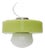 Vintage Glass Pendant Light, 1970s For Sale