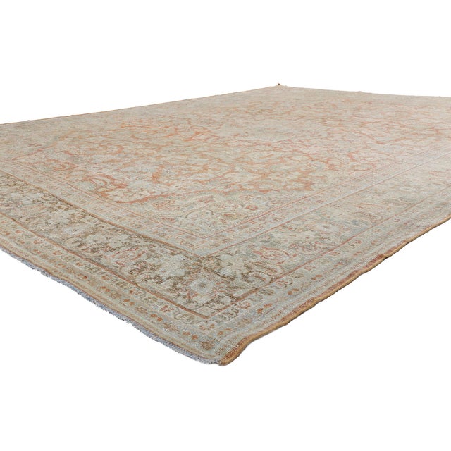 54103 Antique Persian Mahal Rug, 09'11 x 13'02. The Celestial Paradise: An Antique Persian Mahal Masterpiece of Eternal...