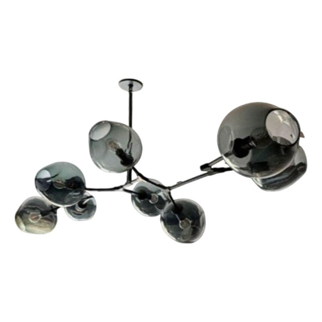 Lindsey Adelman Studio Branching 8-Globe Bubble Chandelier For Sale