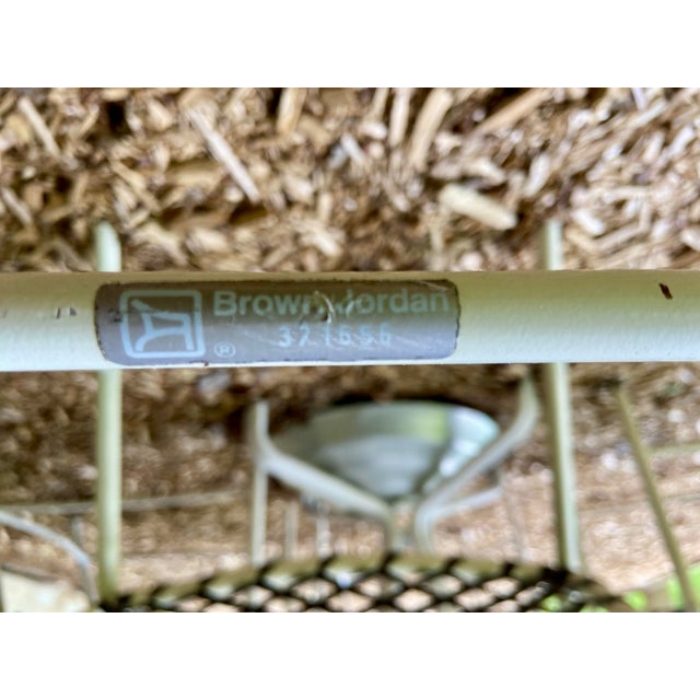 Brown Jordan Brown Jordan Tamiami Table & 4 Dining Chairs - Rare Color For Sale - Image 4 of 6