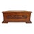 This antique Jackpot cylinder music box from the 19th century features a finely carved oak case with intricate foliate...