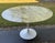 Tulip Dining Table with Champagne Coloured Arabescato Marble in Mint by Eero Saarinen for Knoll International, 1970s For Sale - Image 10 of 10
