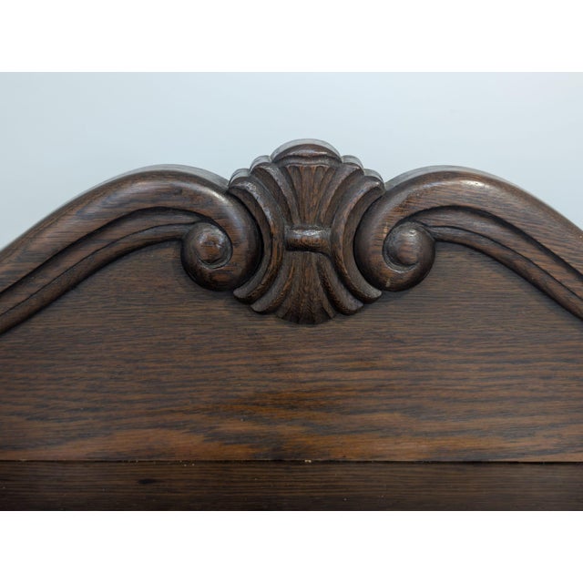 Wood Antique Early 20th Century Chest of Drawers in Oak Wood For Sale - Image 7 of 14