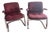 1990s Steelcase Cantilever Chairs (Pair) – Vintage Modernist Office Design For Sale