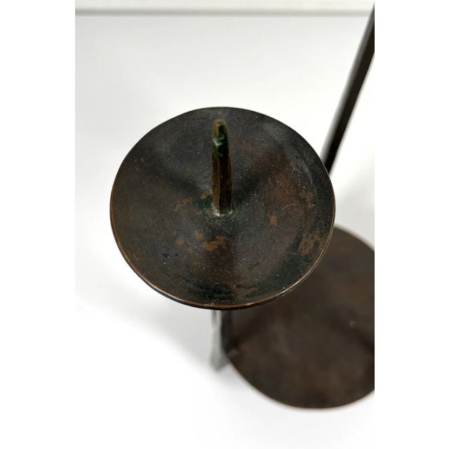 Brown Bronze Candelabra, Germany For Sale - Image 4 of 8