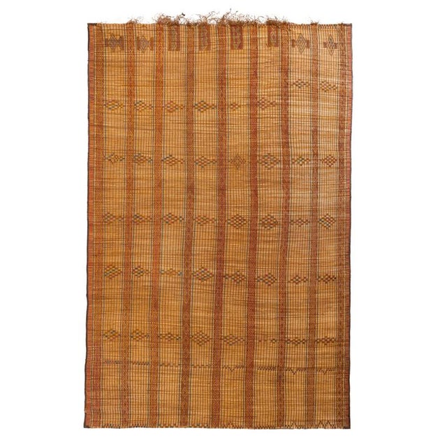 Vintage Tuareg Mat or Rug, in Good conditions. Designed 1970 to 1979