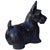 Cement Scottish Terrier Dog Statue Vintage Scotty Vintage Sculpture Black Heavy For Sale - Image 14 of 18