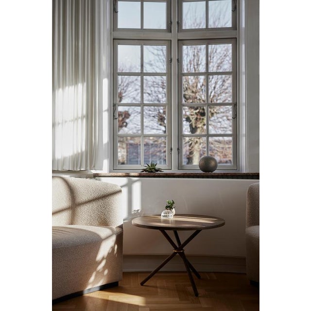 Contemporary Daphne Dark Oak Coffee Table by Eberhart Furniture For Sale - Image 3 of 9