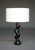 Black Model 42 Sculptural Ebonised Wood Table Lamp from Temde Leuchten, 1970s For Sale - Image 8 of 14