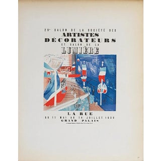 1959 Raoul Dufy Artistes Decorateurs Salon De La Lumiere Lithograph Poster For Sale