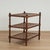 Vintage Three Tiered Caned British Colonial Style Stand For Sale In West Palm - Image 6 of 13