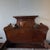 Antique Walnut King Size Bed with Carved Scroll Headboard For Sale - Image 3 of 12