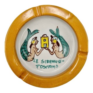 Vintage Le Sirenuse Hotel Positano Ceramic Ashtray Italy For Sale