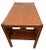 Early 20th Century Antique Mission Arts and Crafts Library Desk, Drawer, Tiger Oak, Side Shelves For Sale - Image 5 of 12
