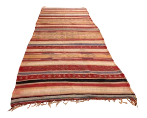 Vintage Moroccan Tribal Kilim Rug, circa 1960