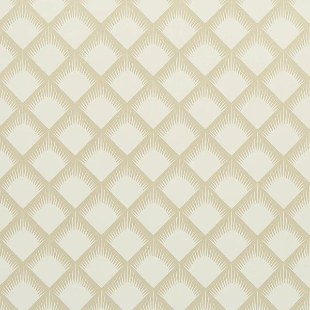 Sample - Schumacher x Neisha Crosland Maize Wallpaper in Soft Gold For Sale