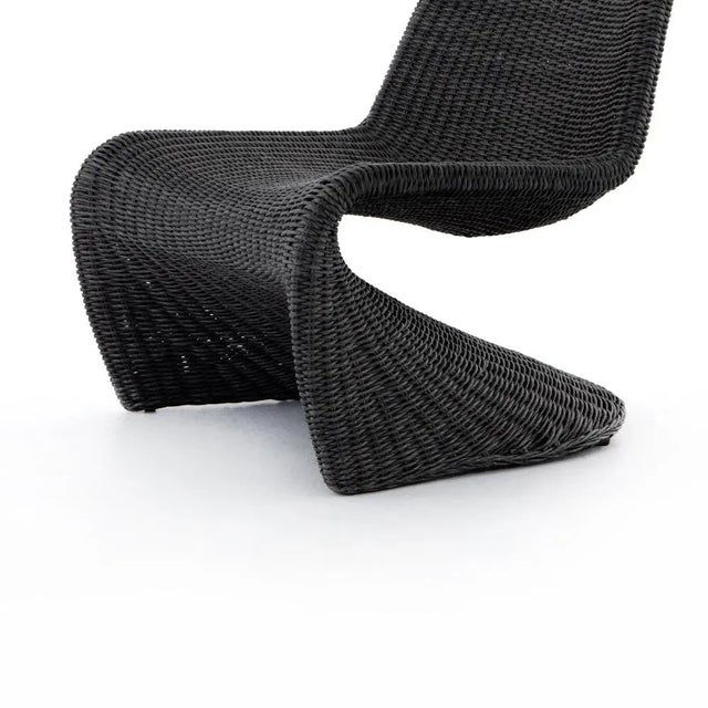 Contemporary Four Hands Portia Outdoor Occasional Chair, Vintage Charcoal For Sale - Image 3 of 11