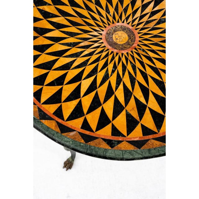 Sculptural Bronze and Marble Table, 19th-20th Century For Sale - Image 13 of 16