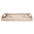Artifacts Rattan Rectangular Serving Tray with High Handles in White Wash - 21" For Sale - Image 4 of 9
