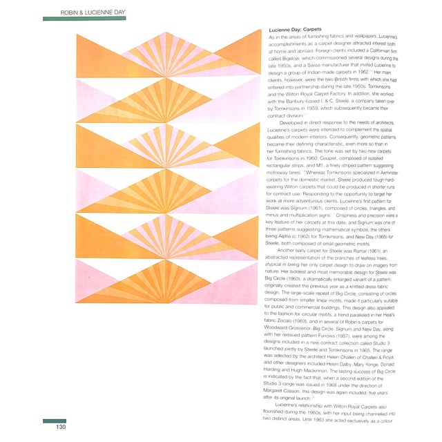 Traditional "Robin and Lucienne Day: Pioneers of Modern Design" 2001 Jackson, Lesley For Sale - Image 3 of 9