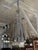 Late 20th Century Rustic Industrial Lattice Drum Chandelier For Sale - Image 4 of 12