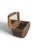 Late 19th Century Antique French Tramp Art Carved Wooden Box With Velvet Cushion, Late 19th Century For Sale - Image 5 of 5