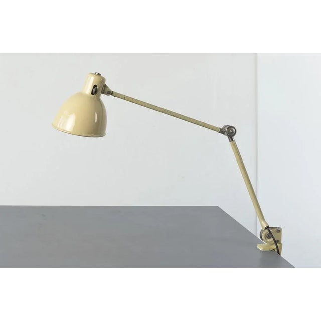 Swiss Cream-Colored Clamp Table Lamp from b.a.g. Turgi, 1930s For Sale - Image 18 of 18