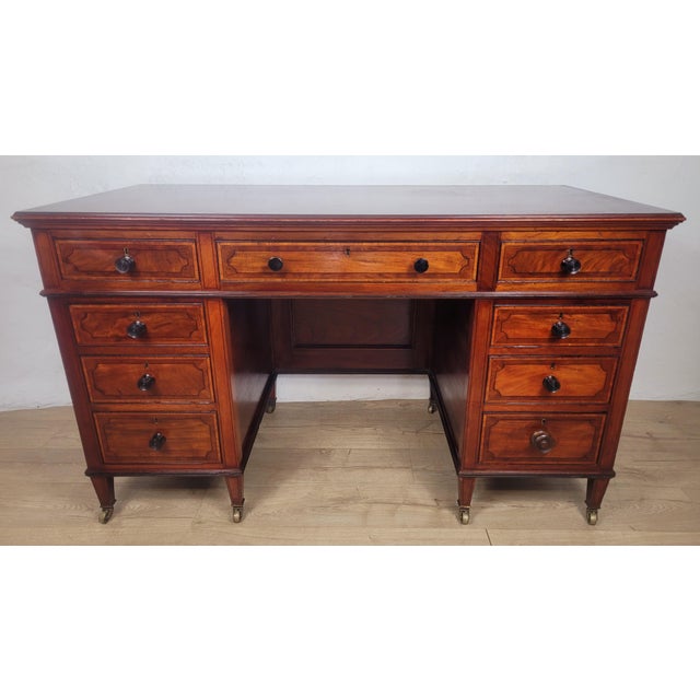 Antique Victorian Writing Desk from Maple & Co, 1890 For Sale - Image 17 of 18