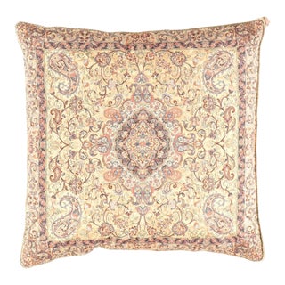 Pasargad DC Silk Termeh Tapestry Pillow For Sale