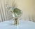 African Ngwenya Glass Animal Lamp Finial on Golden Brass Hardware For Sale - Image 3 of 5
