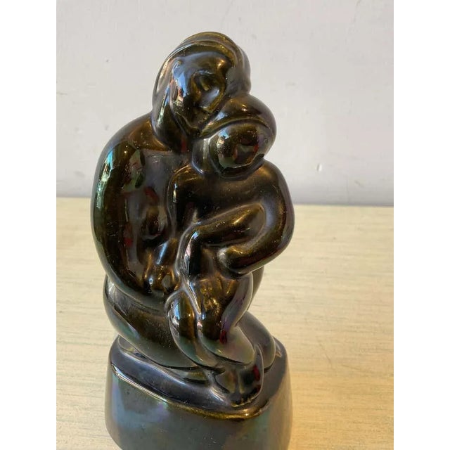 1920s Arko Ceramic Sculpture by N. Berger Entitled Maternity For Sale - Image 10 of 12