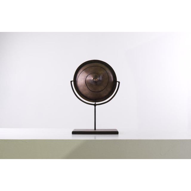 Bronze, steel portal mirror by splady art studios design by tori hermes dimensions: w 14 x d 20 x h 29 cm. Materials:...