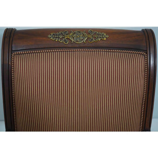 Set of 8 Henredon Mahogany Regency Dining Chairs For Sale In Philadelphia - Image 6 of 18