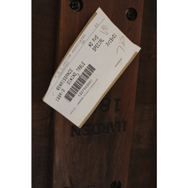 Harden Directoire Style Cherry Dining Room Table For Sale - Image 14 of 14