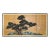 "Big Pine Tree and Egrets", Showa Era Japanese Byobu Screen For Sale