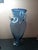EXQUISITE HTF Blenko Art Glass Blue 14" Urn Style Pedestal Vase The product is an exquisite vintage 14" Blenko Art Glass...