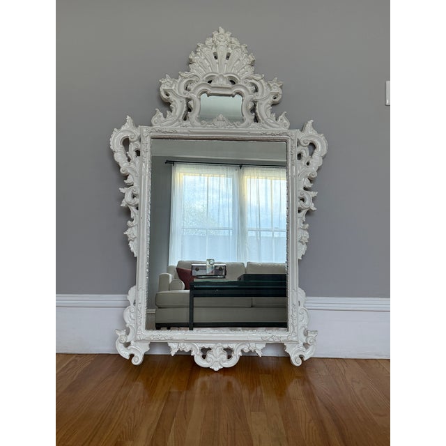 Hollywood Regency Wall Mirror, Circa 1970 For Sale - Image 13 of 14