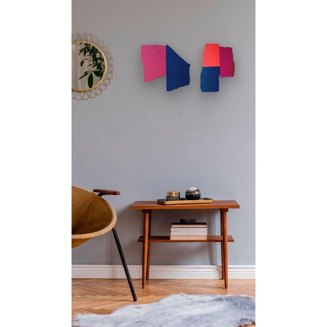 Contemporary Abstract Aerosol on Assembled Masonite (Isorel) "Untitled 144" by Andre Debono For Sale - Image 4 of 8