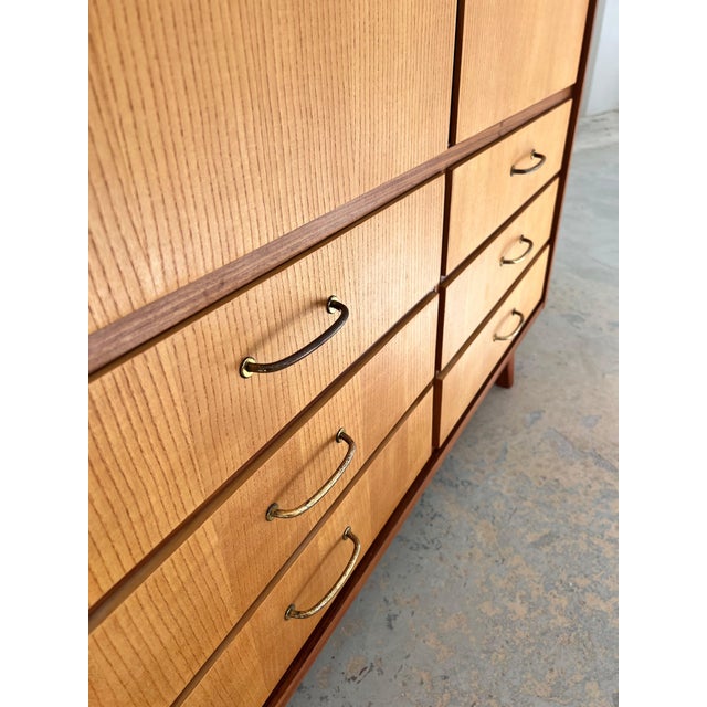 Brown Chest of Drawers from Gebr. Lübke For Sale - Image 8 of 11