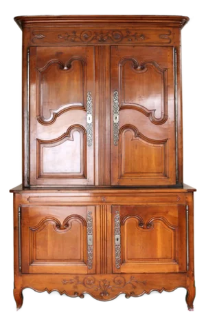 Antique French 19th Century Cherry Wood Buffet