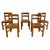 Vintage Oak and Wicker Dining Chairs, 1960s, Set of 5 For Sale - Image 10 of 10
