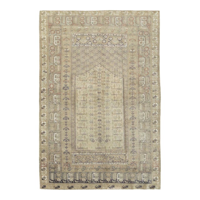 Galerie Shabab Collection Mid-20th Century Handmade Turkish Kayseri Accent Rug For Sale