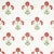 Schumacher Saranda Flower Wallpaper in Cardinal - 10 Yards For Sale